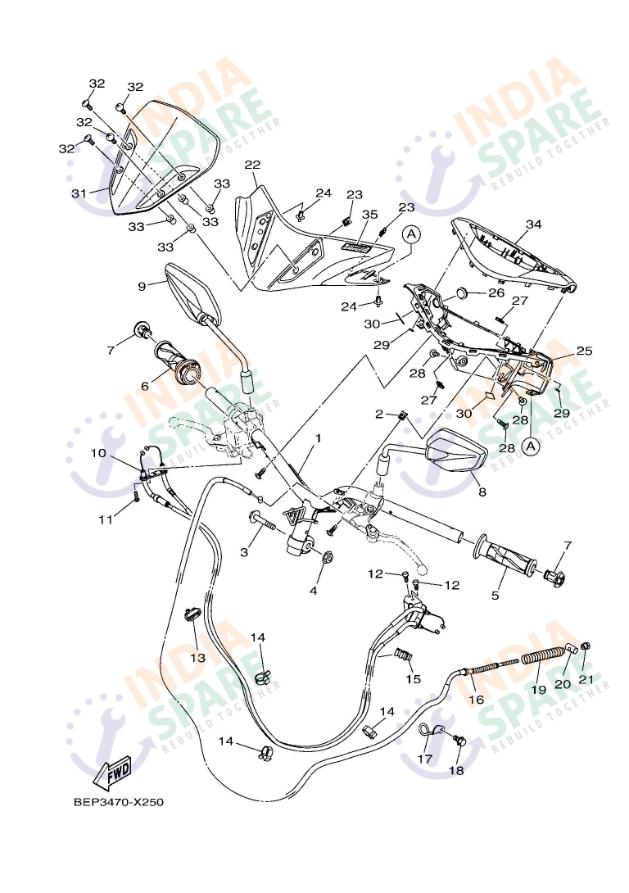 STEERING HANDLE & CABLE